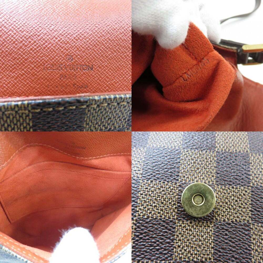 LOUIS VUITTON Authentic Brown Damier Shoulder Bag - Picture 4 of 8